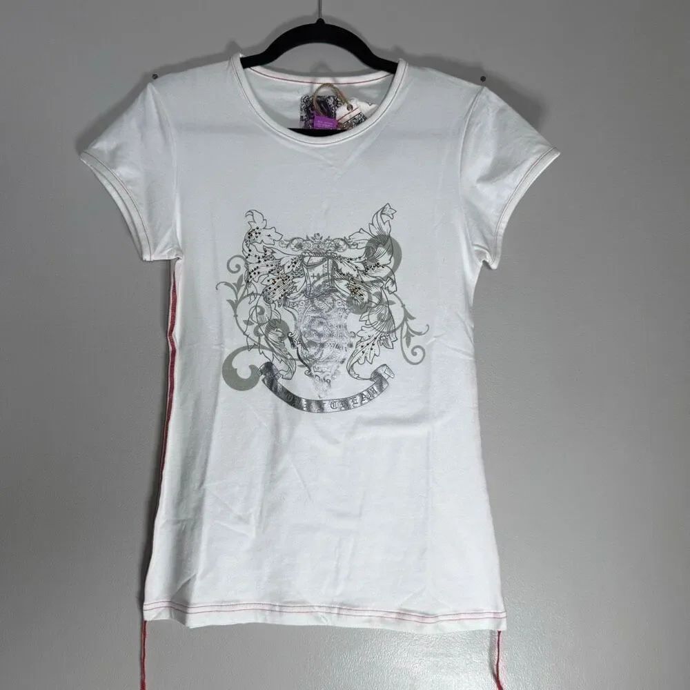 NWT Vintage Y2K Sour & Cream Women’s Graphic Tee T Shirt